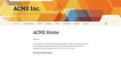 Desktop Screenshot of acme-fbd.org